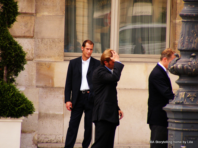 Handsome man in Paris