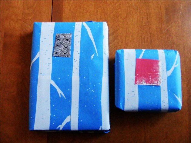 Tree design wrapping paper