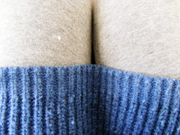 comfy clothes leggings and a wool shirt