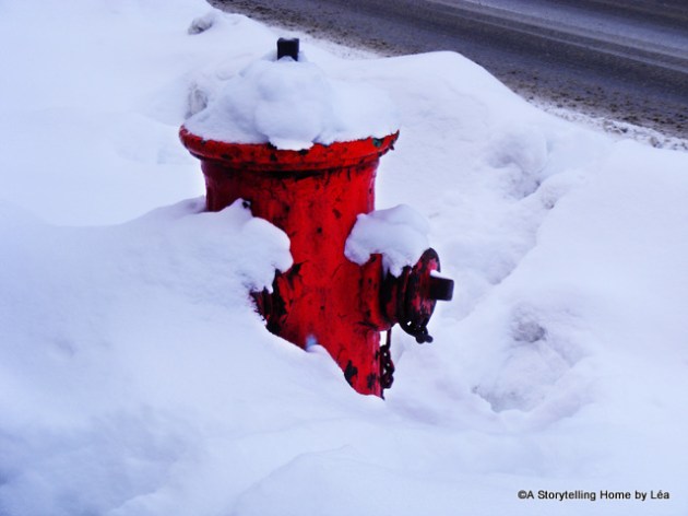 Fire hydrant under the snow