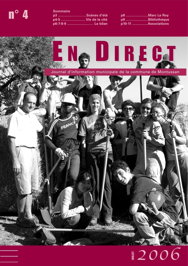 Our group on the cover of a local newsletter