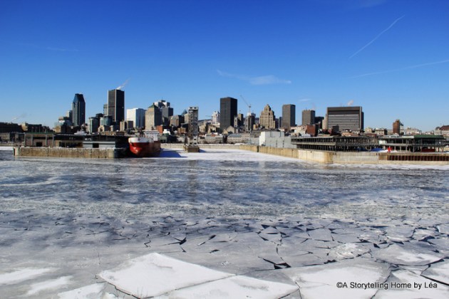 View of Montreal Saint-Lawrence river