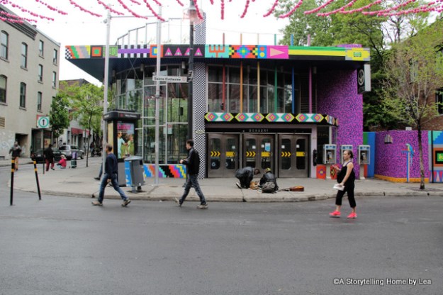 Beaudry metro station Montreal