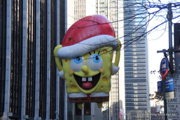 Spongebob Macy's Thanksgiving day parade New York