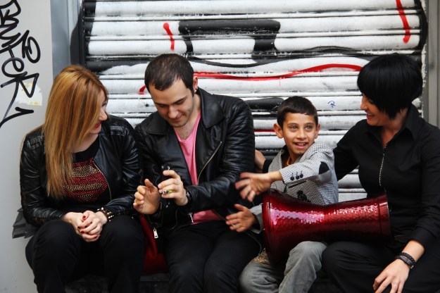 Street musicians on Istiklal caddesi