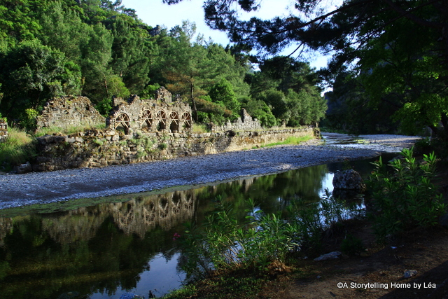 The ruins of Olympos